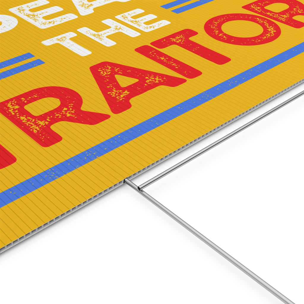 Political Rights Activists Plastic Yard Sign, Anti Trump Protest Sign, Activism Yard Decor, Political Statement Sign, Resistance Yard Sign