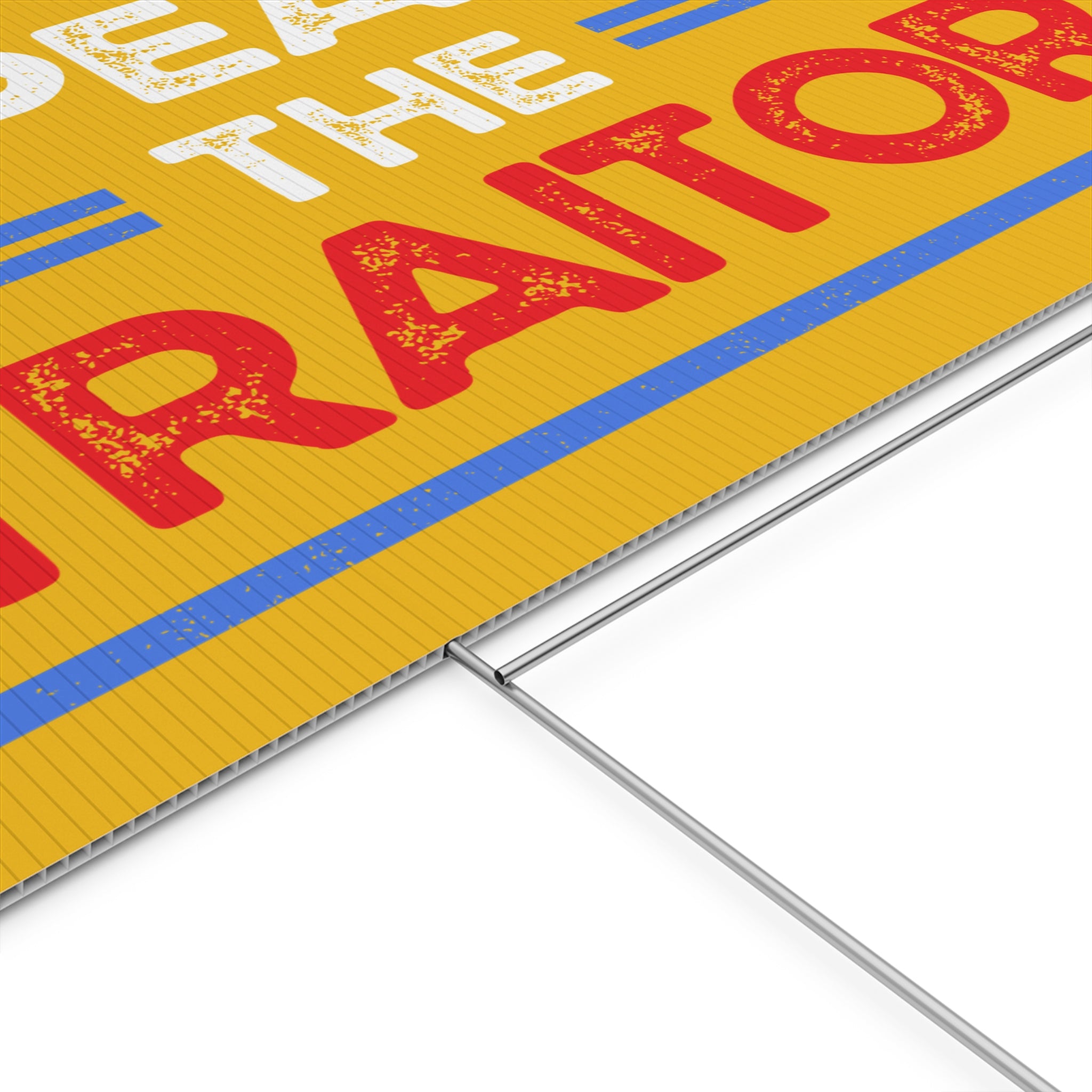 Political Rights Activists Plastic Yard Sign, Anti Trump Protest Sign, Activism Yard Decor, Political Statement Sign, Resistance Yard Sign