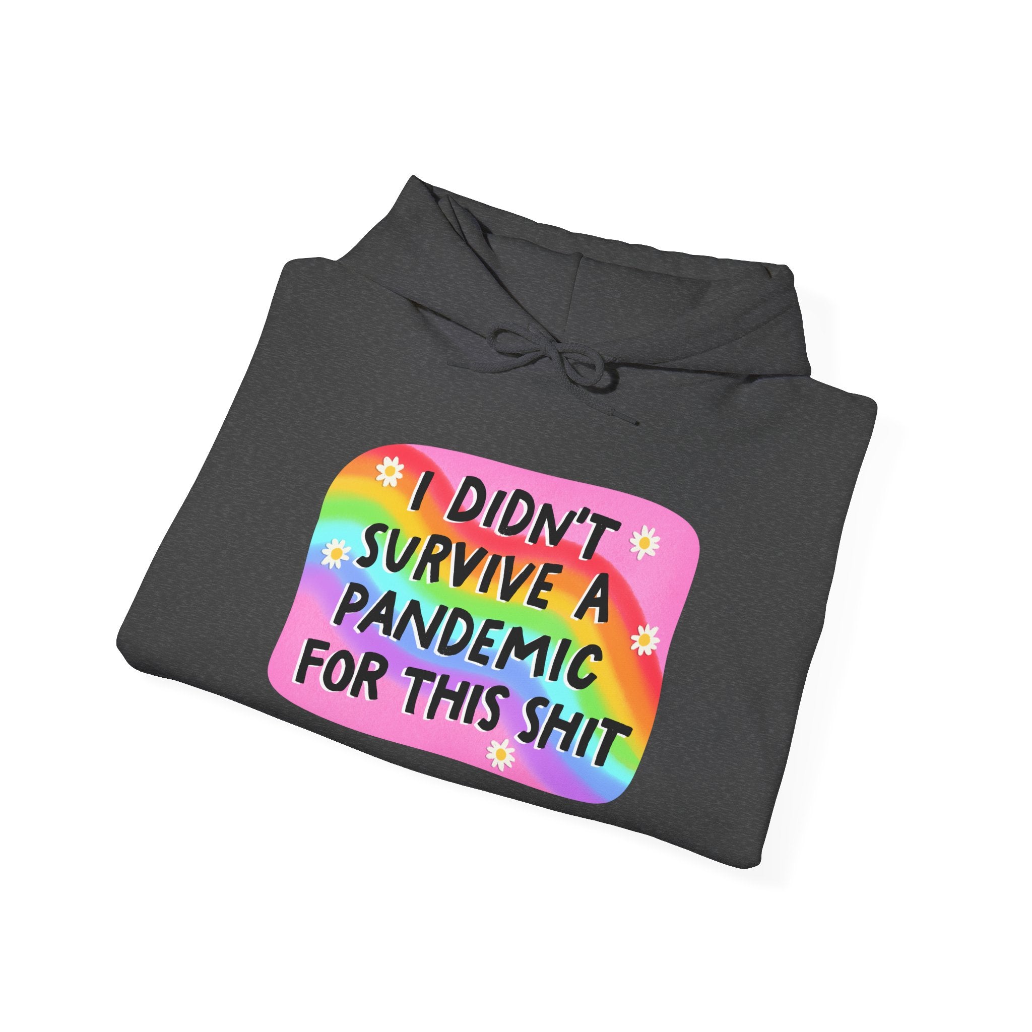 Hoodie - Political Humor Rainbow Design Anti Trump Dictator