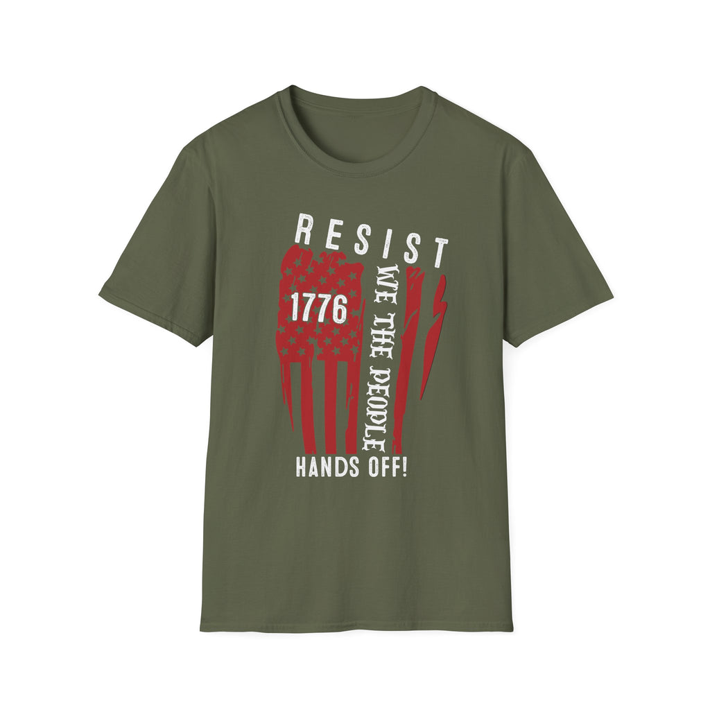 Anti Trump Protest Unisex Softstyle T-Shirt, Rights Activists Tee, Resist Movement Shirt, Political Activism Clothing, Social Justice