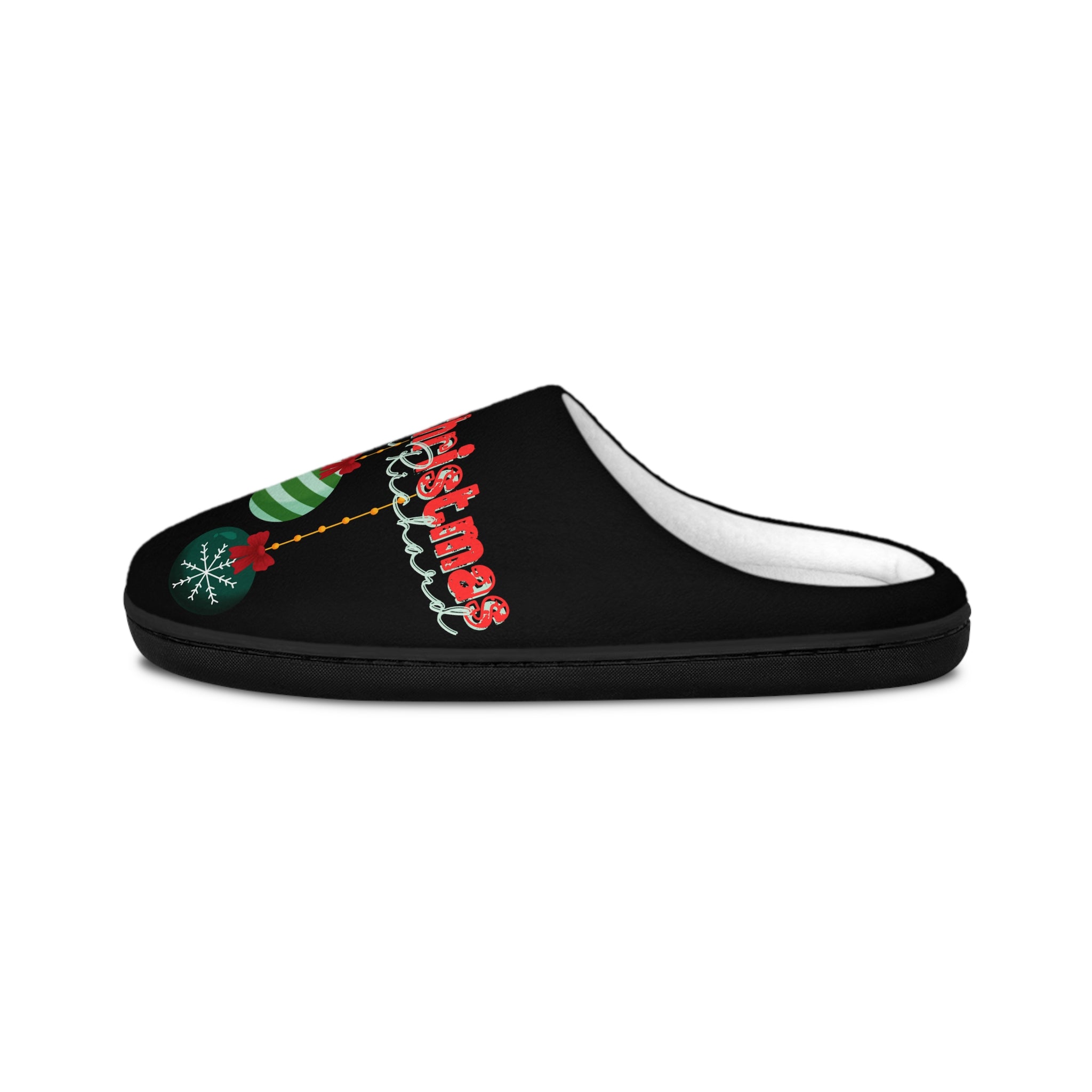 Slippers, Funny Christmas Indoor Footwear, Women's House Shoes, Cheerful Don't be a Richard Design, Holiday Gift