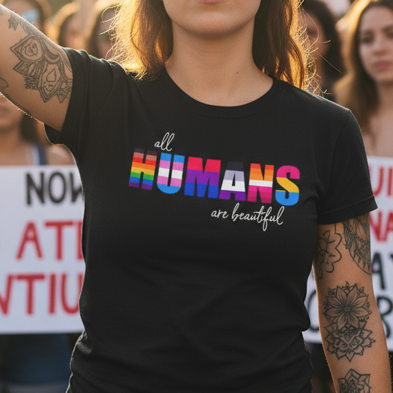 Equality Activist Tee, Anti Trump Human Rights Shirt, No Kings Protest March Unisex Top, Social Justice Apparel, LGBTQ Feminist Tshirt Gift