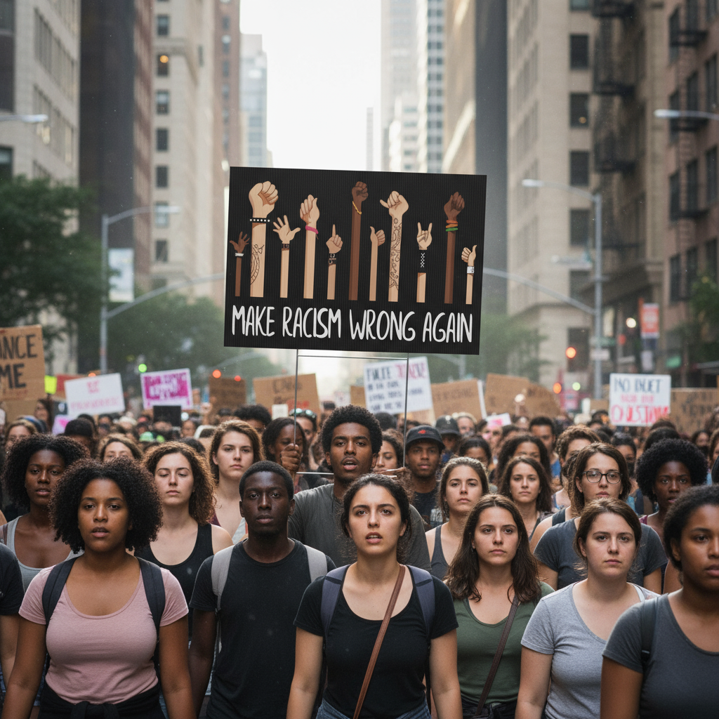 Resistance Make Racism Wrong Again Yard Sign, Garden Decor, Racial Justice Sign, Protest Sign, Black Lives Matter Sign, Outdoor Display