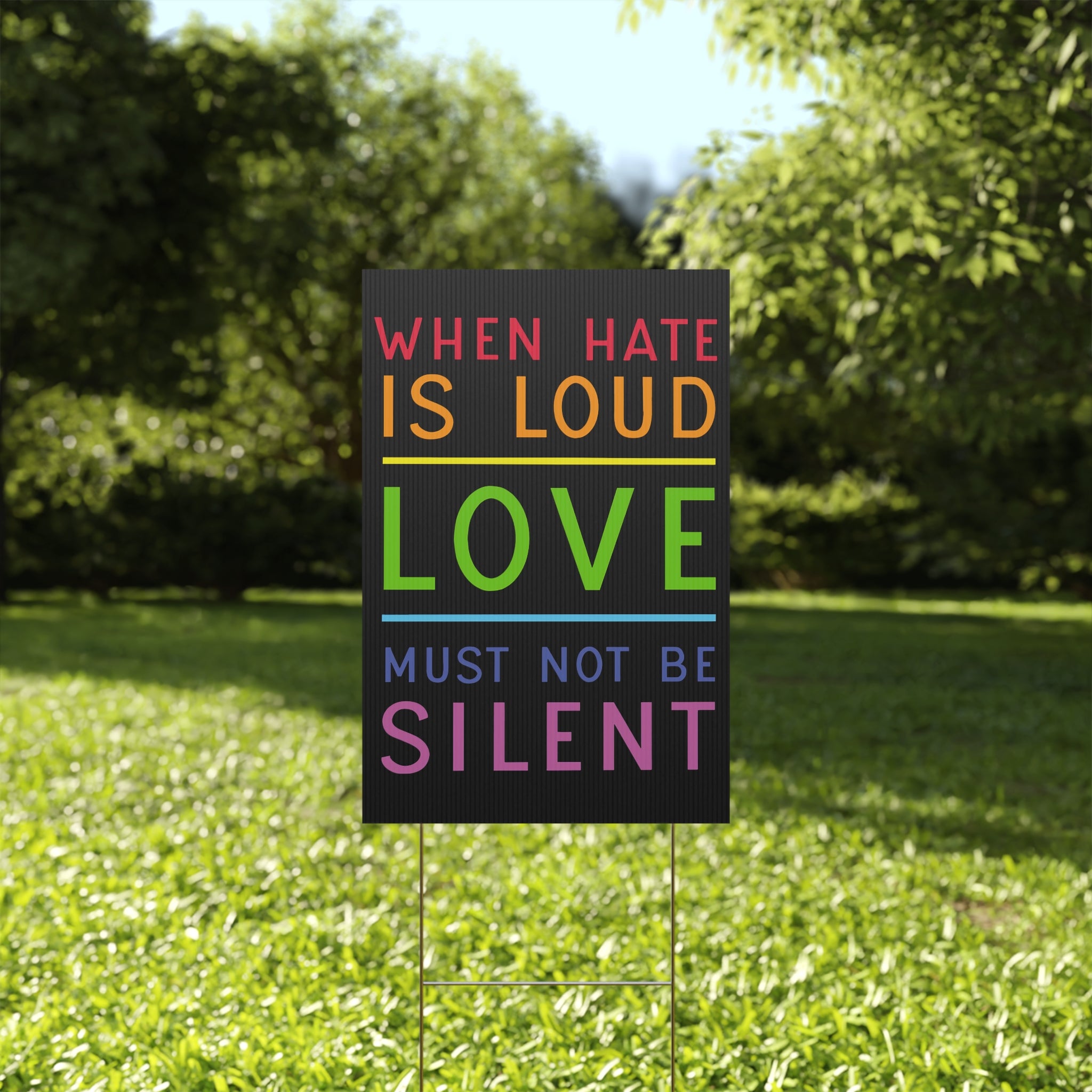 Human Rights Activist Sign, Equality Not Divide, Stand Up for Your Rights, Protest Sign, Social Justice, Political Statement, Activism Anti Trump