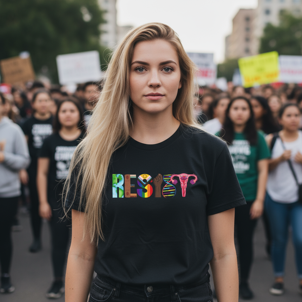 FDT Political Rights Activists T-Shirt, Anti Trump Resist Tee, No Kings Protest Apparel, Social Justice Clothing, Unisex Softstyle Shirt