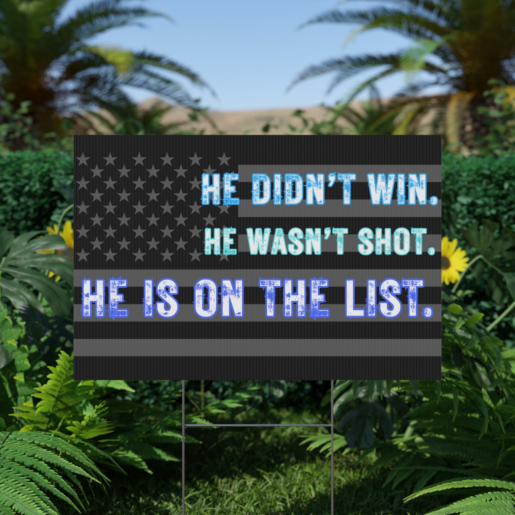 Political Rights Activists Yard Sign, Anti Trump Protest Equality No Kings Resist, Protester Gift, Activist Movement Decor, Liberal