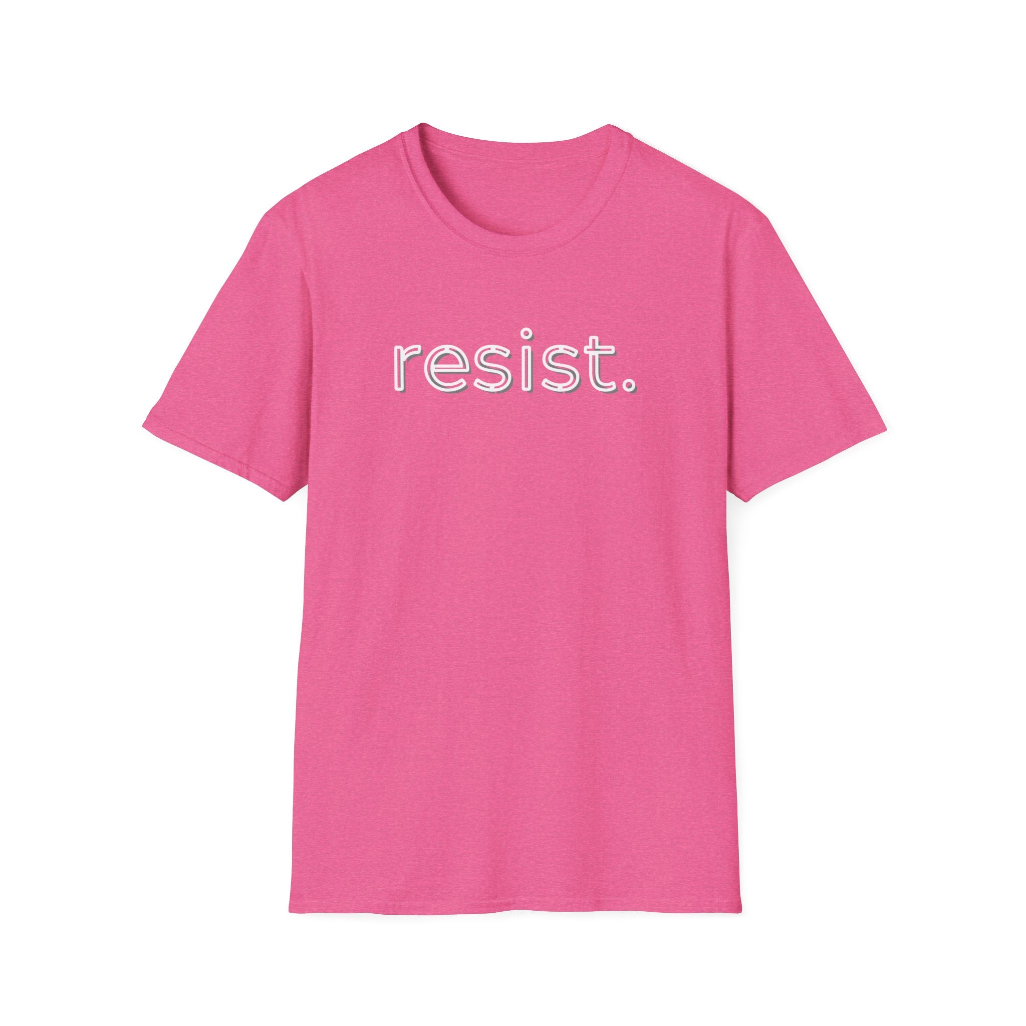 Political Activist Resistance Unisex Softstyle T-Shirt, Anti Trump Protest Tee, Activism Shirt, Resist Movement Top, Liberal Apparel