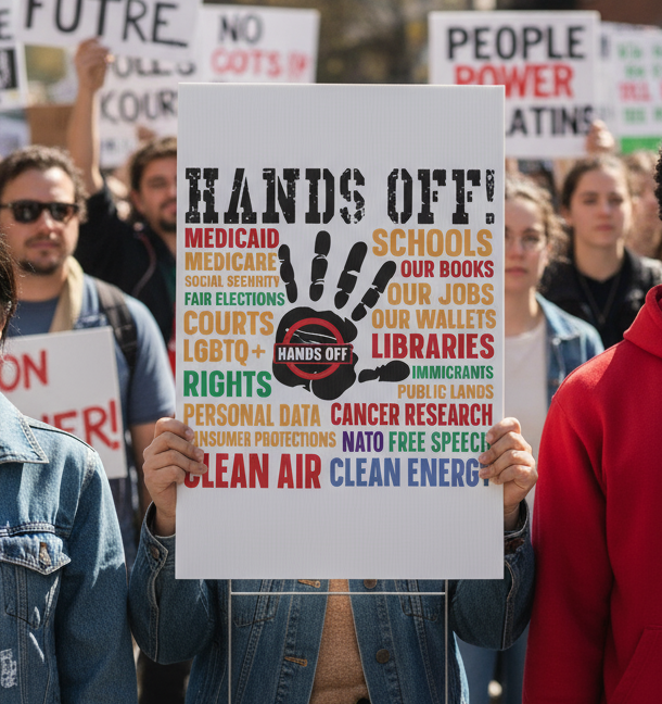 Political Rights Activists Plastic Yard Sign, Anti Trump Resistance Protest Sign, Demonstration Rally Banner, Social Justice Movement