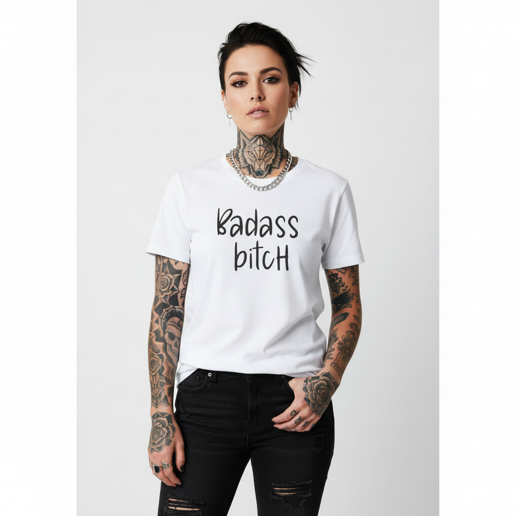 Feminist Unisex T-Shirt, Badass Bitch Tee, Womens Rights Shirt, Sarcasm Gift For Her, Adult Humor Top, Activist Clothing
