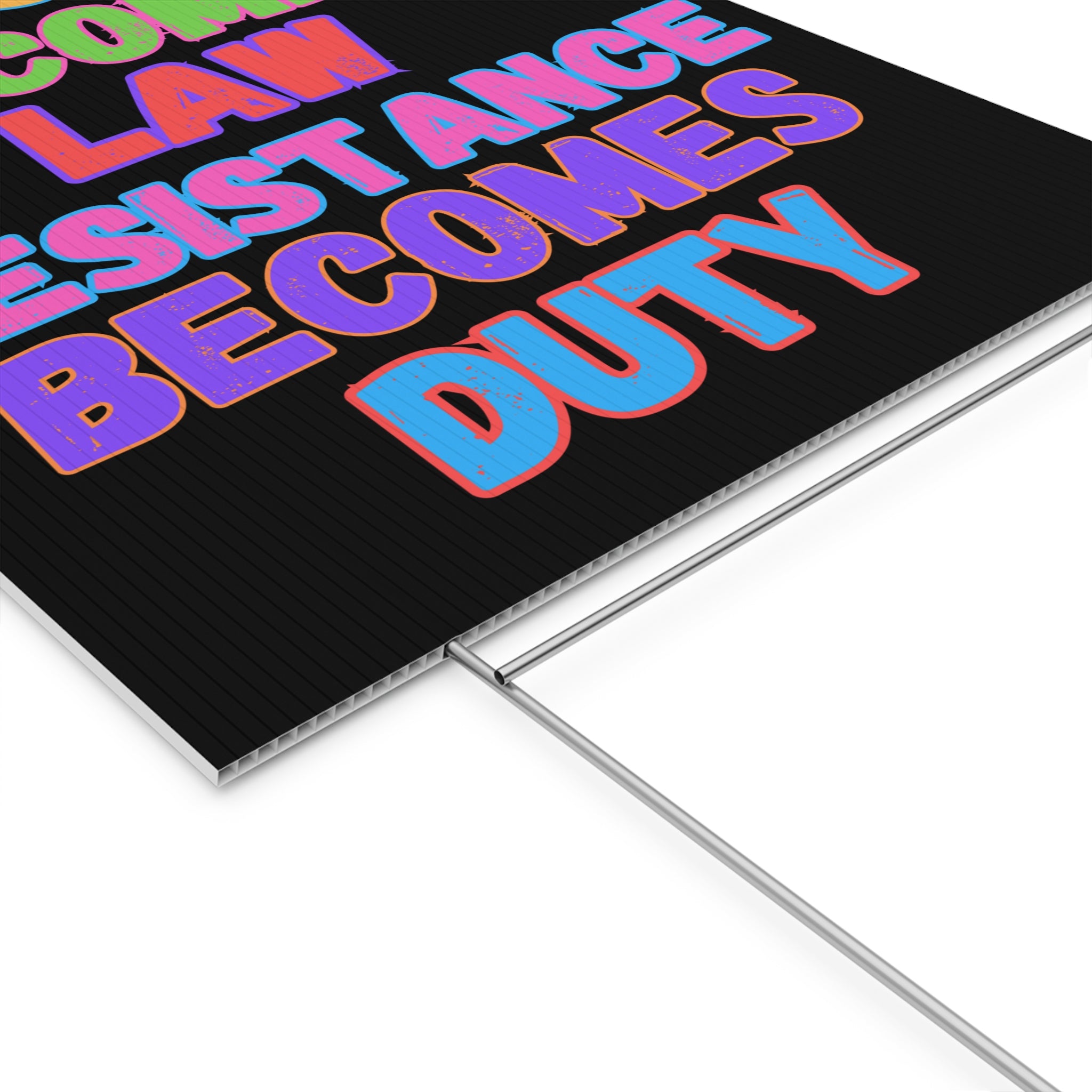 Resistance Yard Sign, Political Activists, Save Democracy, Anti Trump, Protest Poster, Protest Sign, Political Protest, Yard Decor,