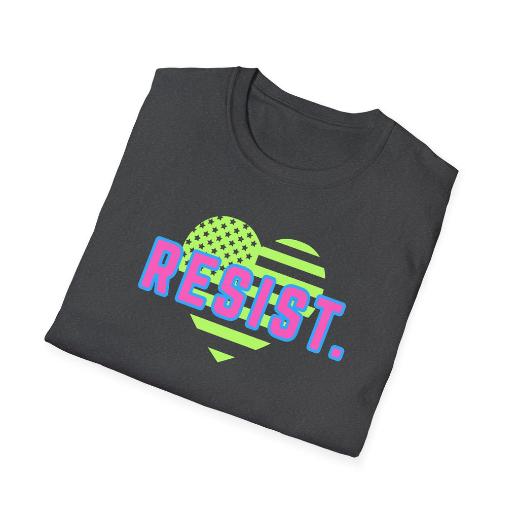 Activist Anti Trump Resist Protest Unisex Softstyle T-Shirt, Activist Tee, Human Rights Apparel, FDT Political Statement Shirt, Social Justice Clothing