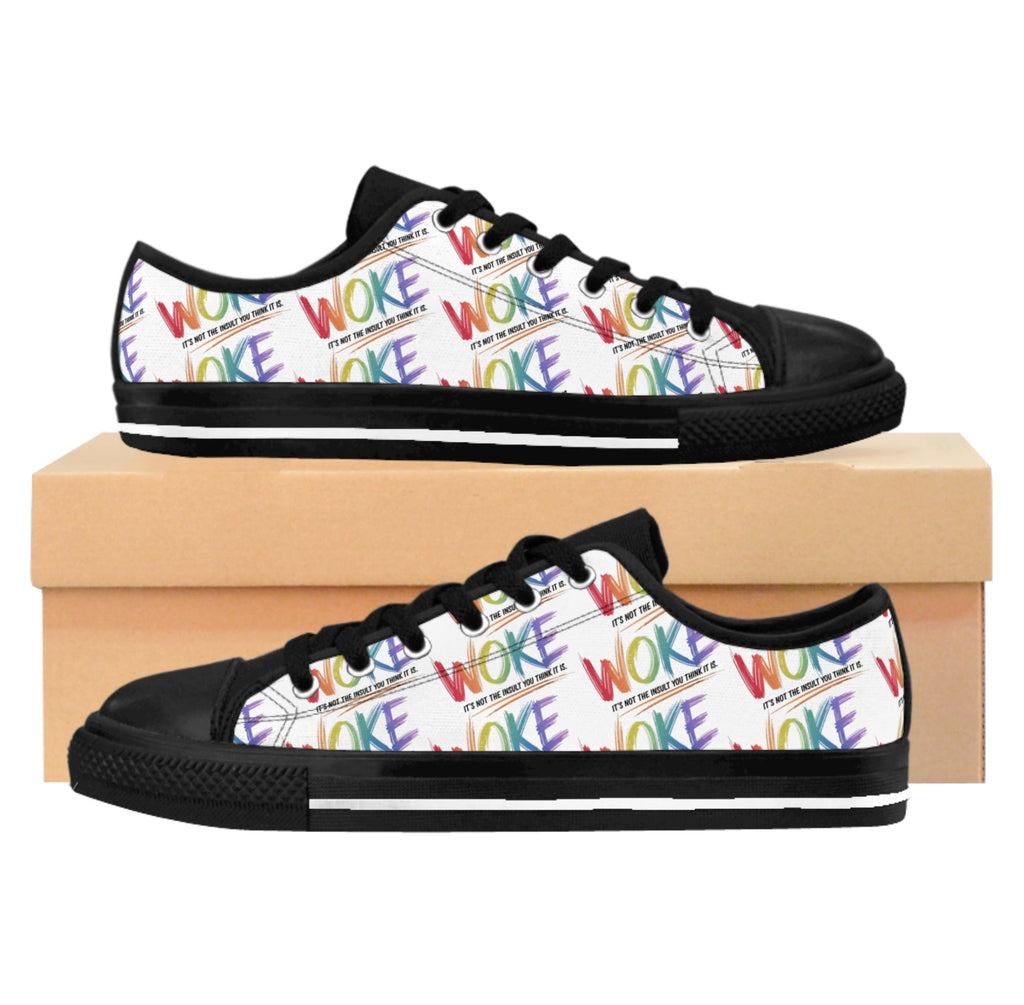 Woke Colorful Low Top Sneakers resist protest shoes