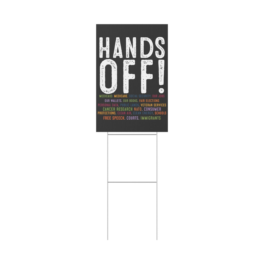 Political Rights Activists Protest Sign, Anti Trump Resist Plastic Yard Sign, Resistance Movement Decor, Activism Demonstration Banner