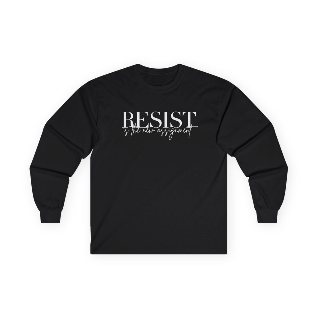 Resistance Shirt, Anti Trump Anti Dictator, Political Activists, Save Democracy Long Sleeve Tee, Protest Apparel, Activist Clothing,