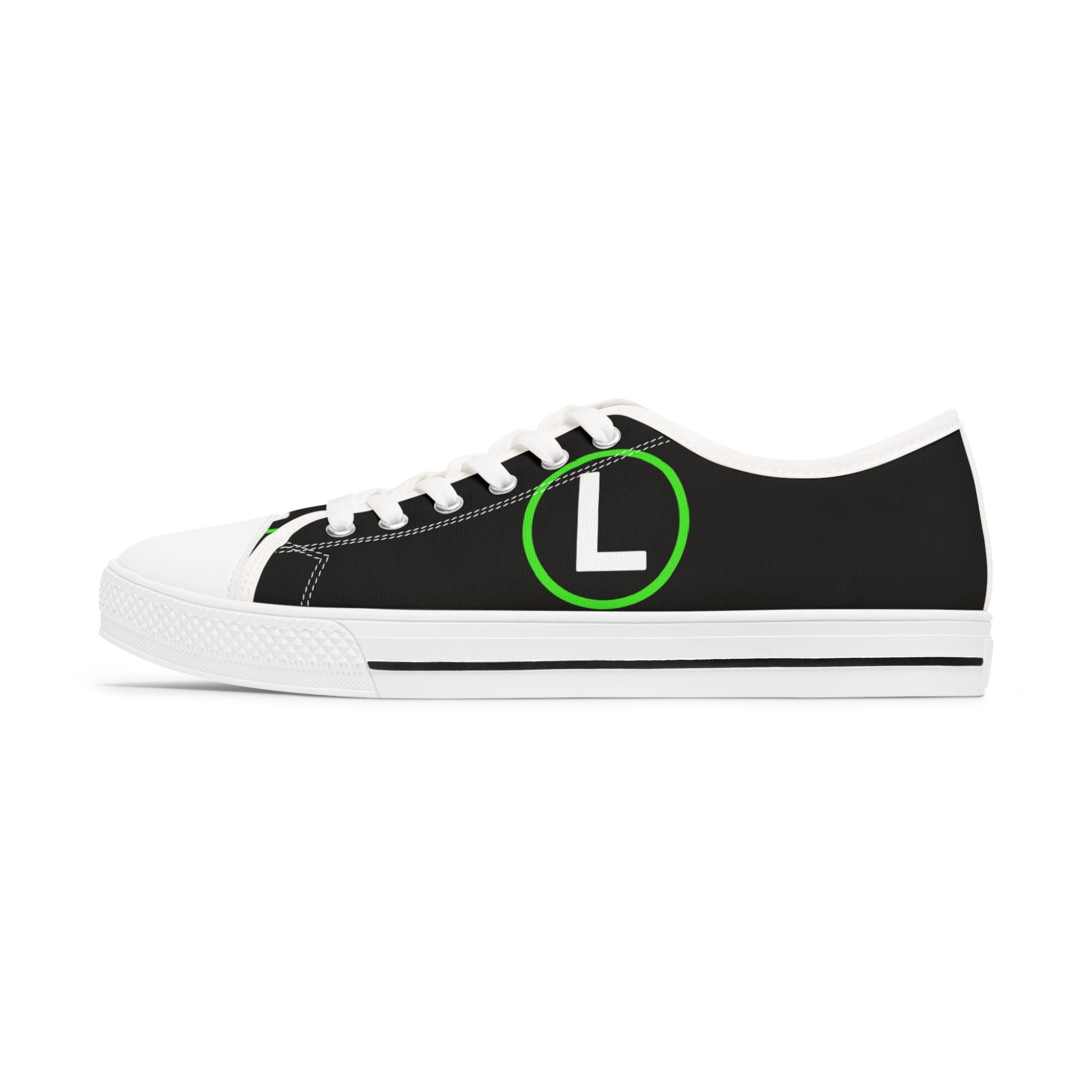 Luigi Activist Low Top Sneakers, Women's Rights, Affordable Healthcare Shoes, Protester Sneakers, Feminist Footwear, Social Justice Activist