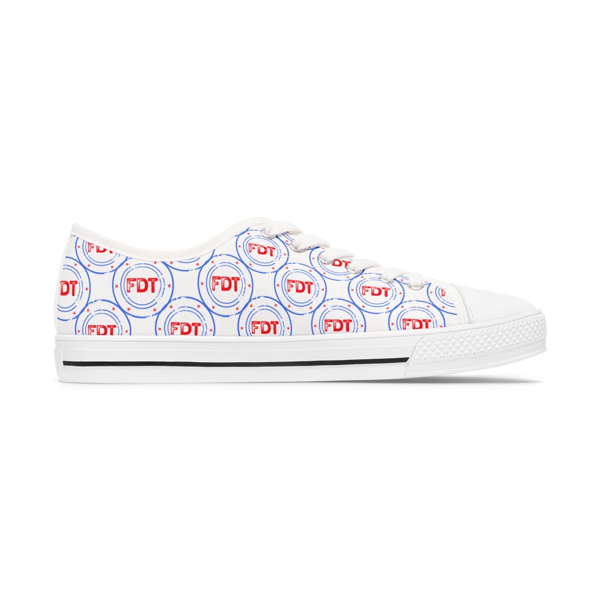 FDT Chucks Trendy Women's Low Top Sneakers, Casual Fashion Shoes, Liberal Fashion Protest Sneakers, Unique Streetwear, Comfort Meets Style