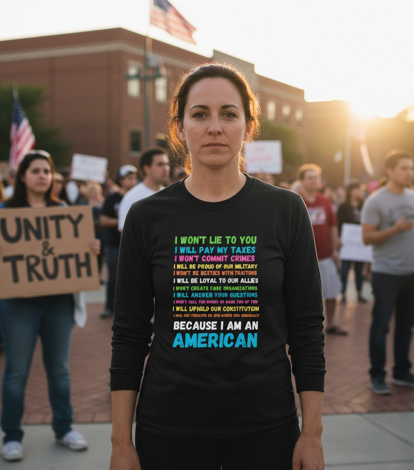 Political Statement Tee, Feminist Long Sleeve Shirt for Activists, Librarian Gifts, Social Justice Clothing, Resist Trump Unisex Top, Anti