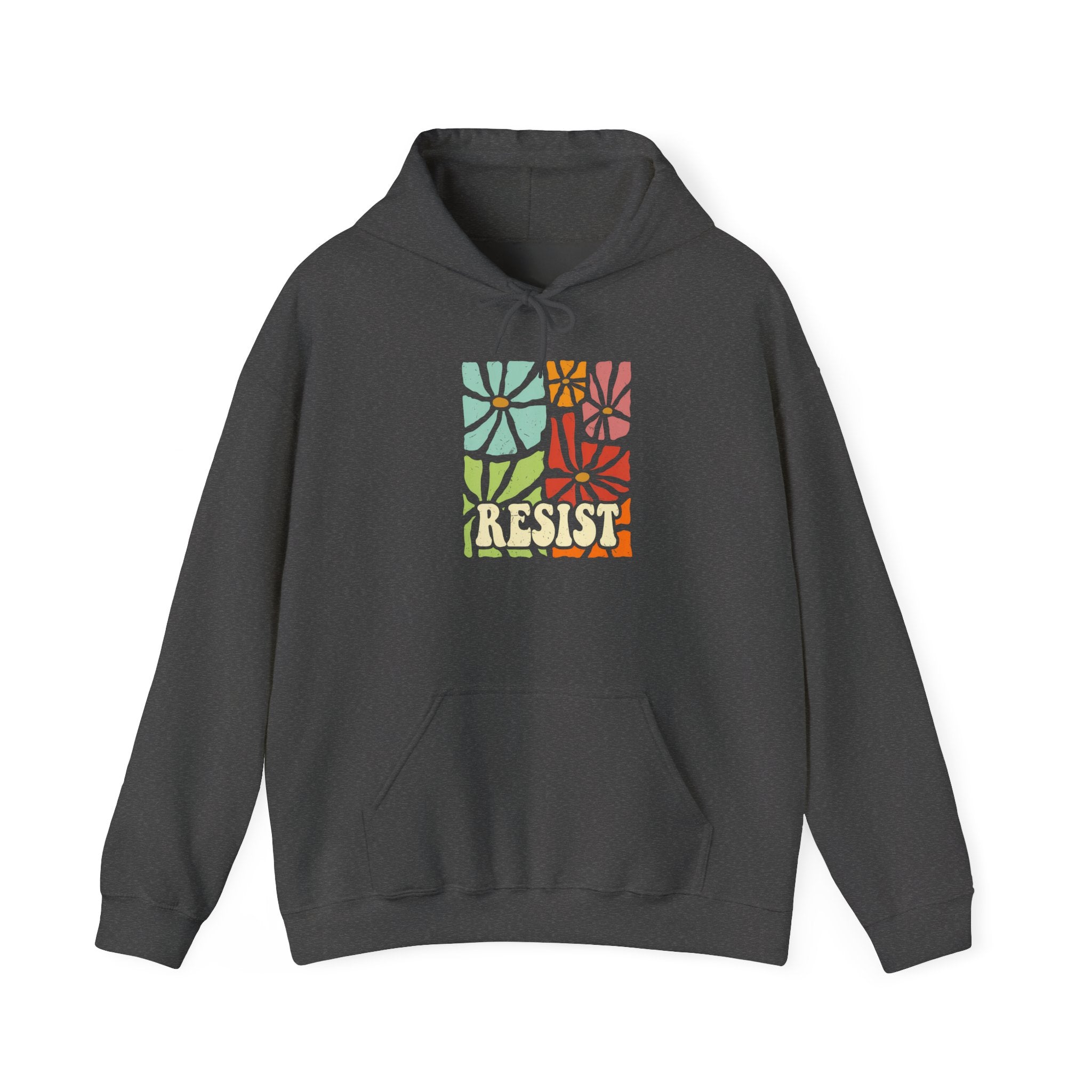 Resist Anti Trump Retro Hoodie, Political Rights Activist Sweatshirt, Protest Apparel, Activist Gift, Retro Style Pullover Liberal Fashion