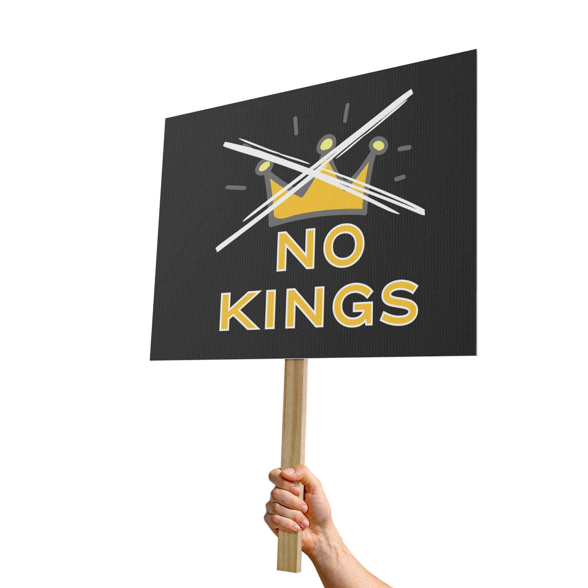 Protest Sign, Political Activists Wall Art, Anti Trump Activism Poster Print, No Kings Protest Banner, Social Justice Home Decor, Resistance