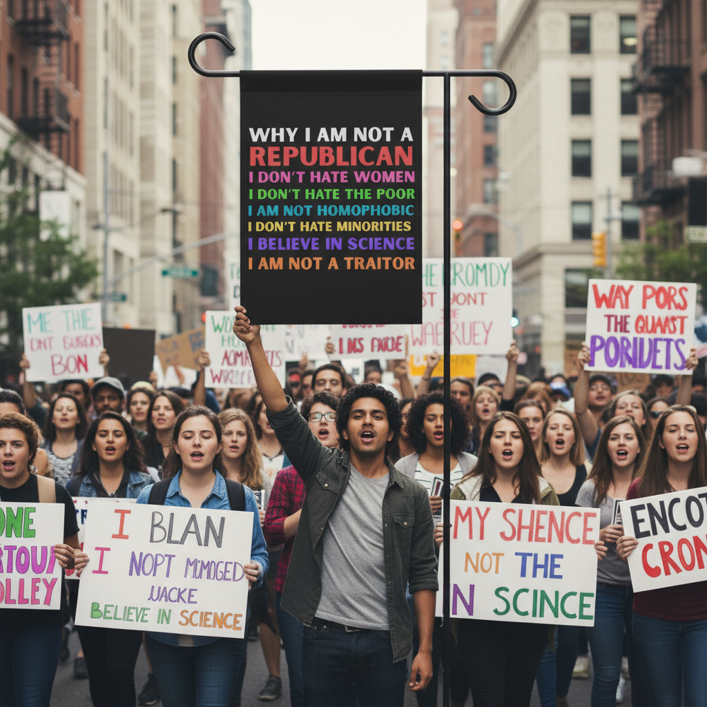 Flag Banner, Anti Trump, Resist, Equality Inclusion, Rainbow Protest Sign, LGBTQ Pride Decor, Activist Gift, Political Statement, Social