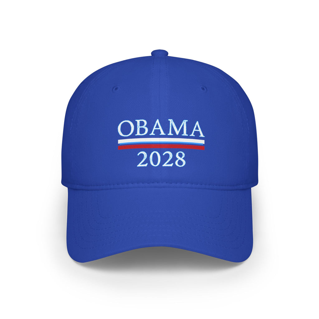 Embroidered Low Profile Baseball Cap, Obama for President 2028, Political Rights Activists Hat, Activism Cap, Election Campaign Headwear