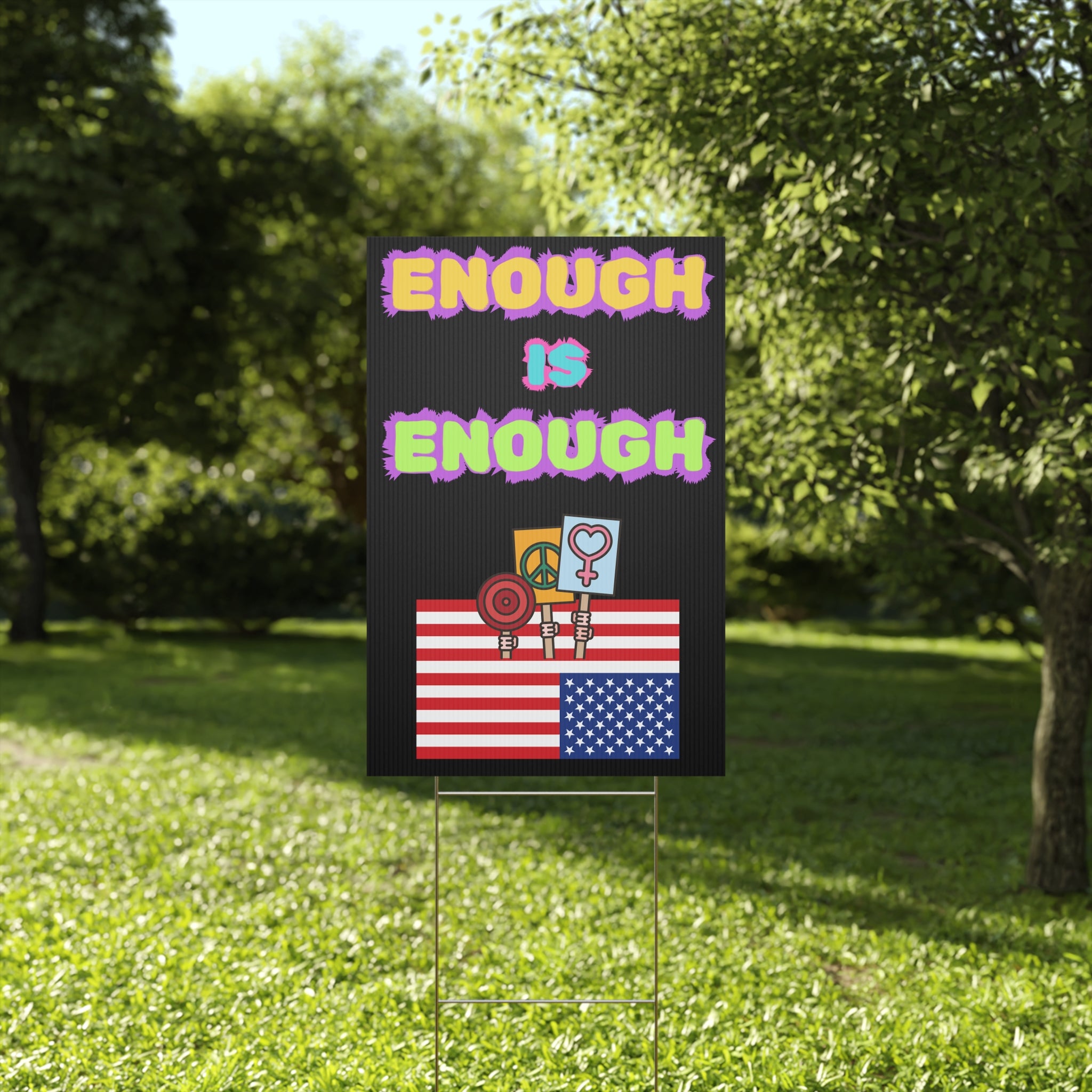 Political Protest Plastic Yard Sign, Anti Trump, Save Democracy, Liberal Democrat, Resist, Resistance, Political Activism, Election Season