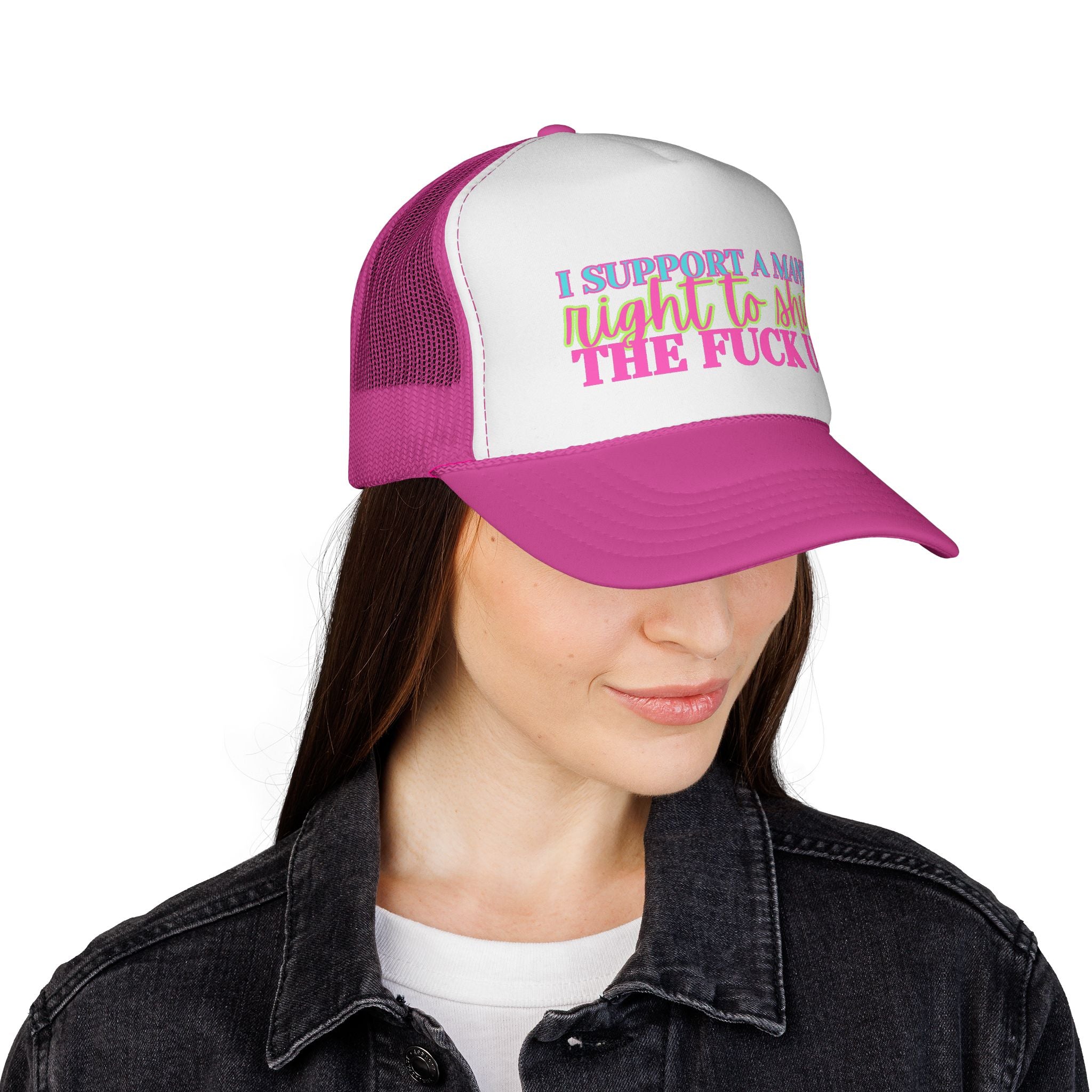 Trucker Cap for Anti Trump Political Rights Activists Women Sarcastic Hat, Protest Activism Resistance Gear, Equality Feminist Gift,