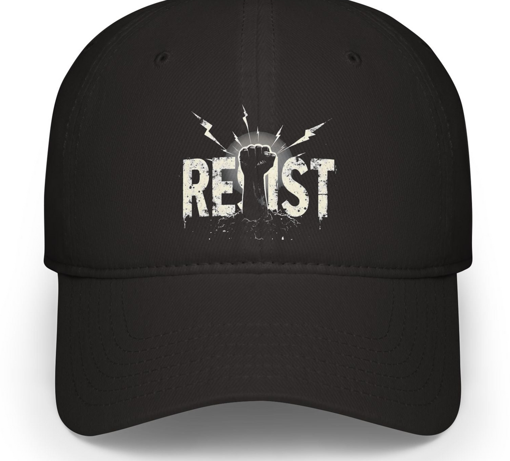 Baseball Hat Resist Anti Trump Political Rights Activists, Protest Hat, Activism Headwear, Liberal Apparel, Social Justice Headgear