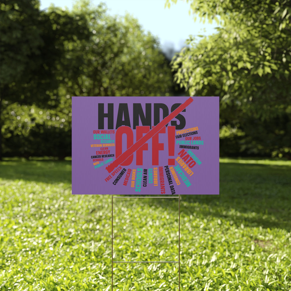 FDT Plastic Yard Sign, Anti Trump, Political Rights Activists, Protest Sign, Resist, Protester Gear, Activism Product, Liberal Demonstrator,