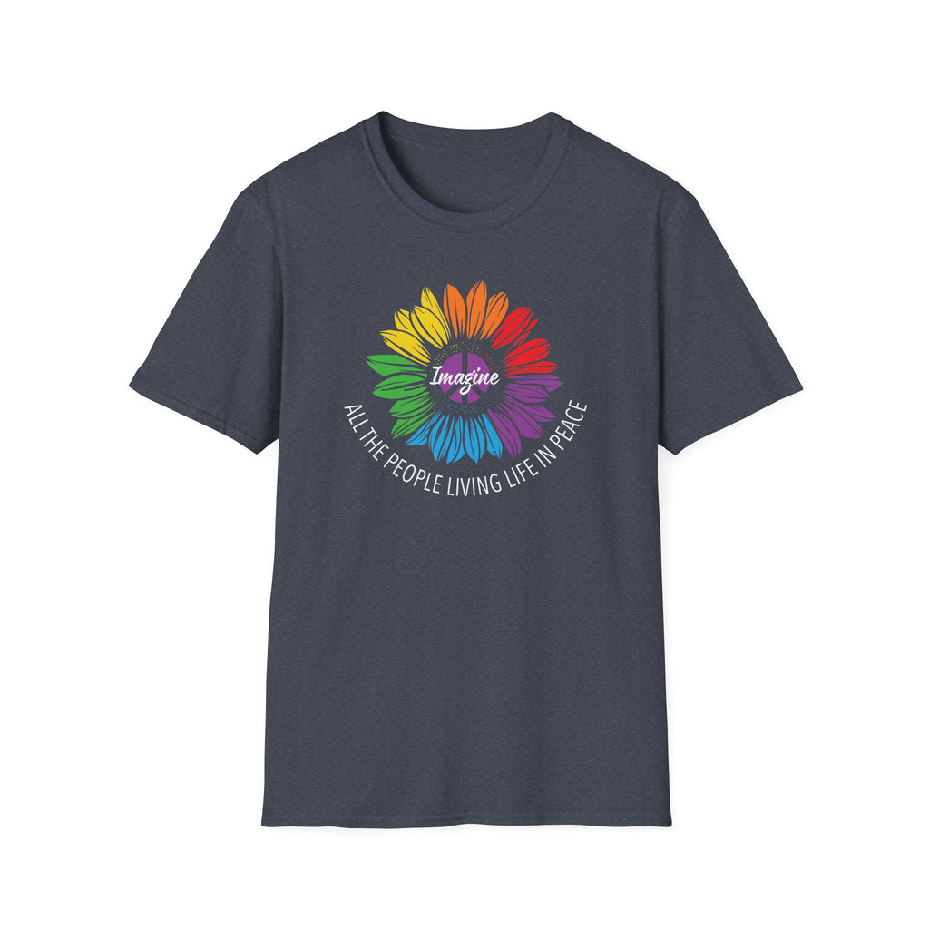 Peace Freedom Equality Not Division Rights Activists Unisex Softstyle Tee, Protest March Shirt, Social Justice Gift, Activism Apparel, Human