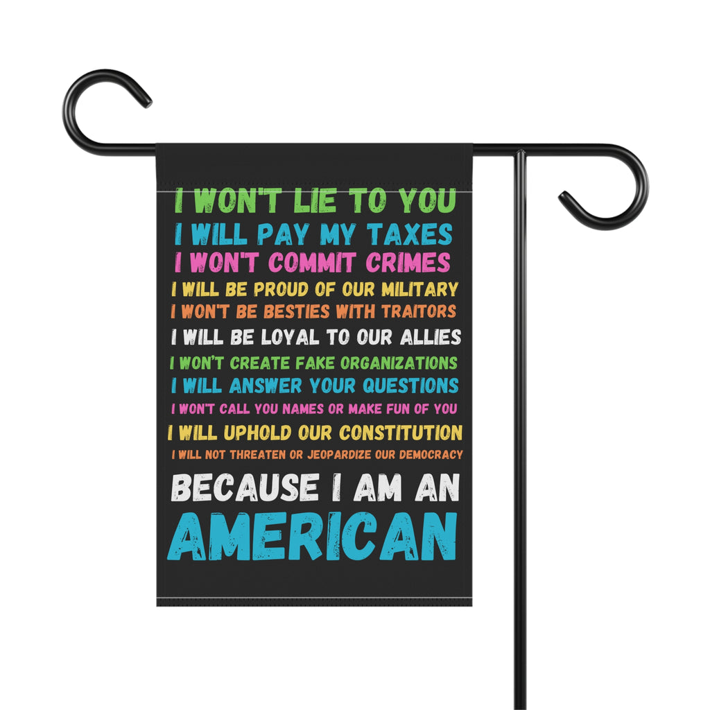Banner, Anti Trump American Patriotic Decor, Proud Loyal USA Statement, Political Garden Flag, House Sign, Gift for Democrats, Liberal