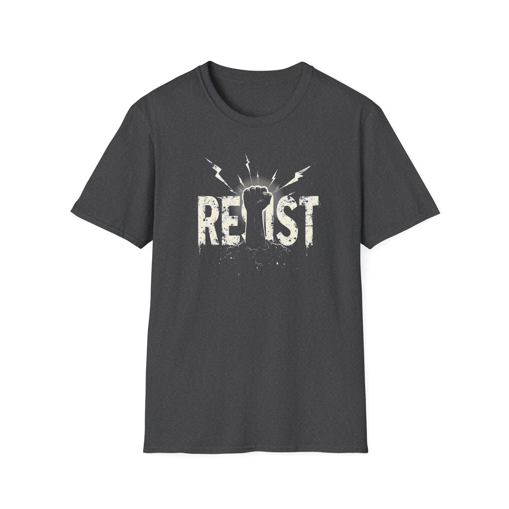 Resist Unisex Softstyle T-Shirt, Anti Trump Tee, Human Rights Activists Shirt, No Kings Protest Apparel, Political Statement Top