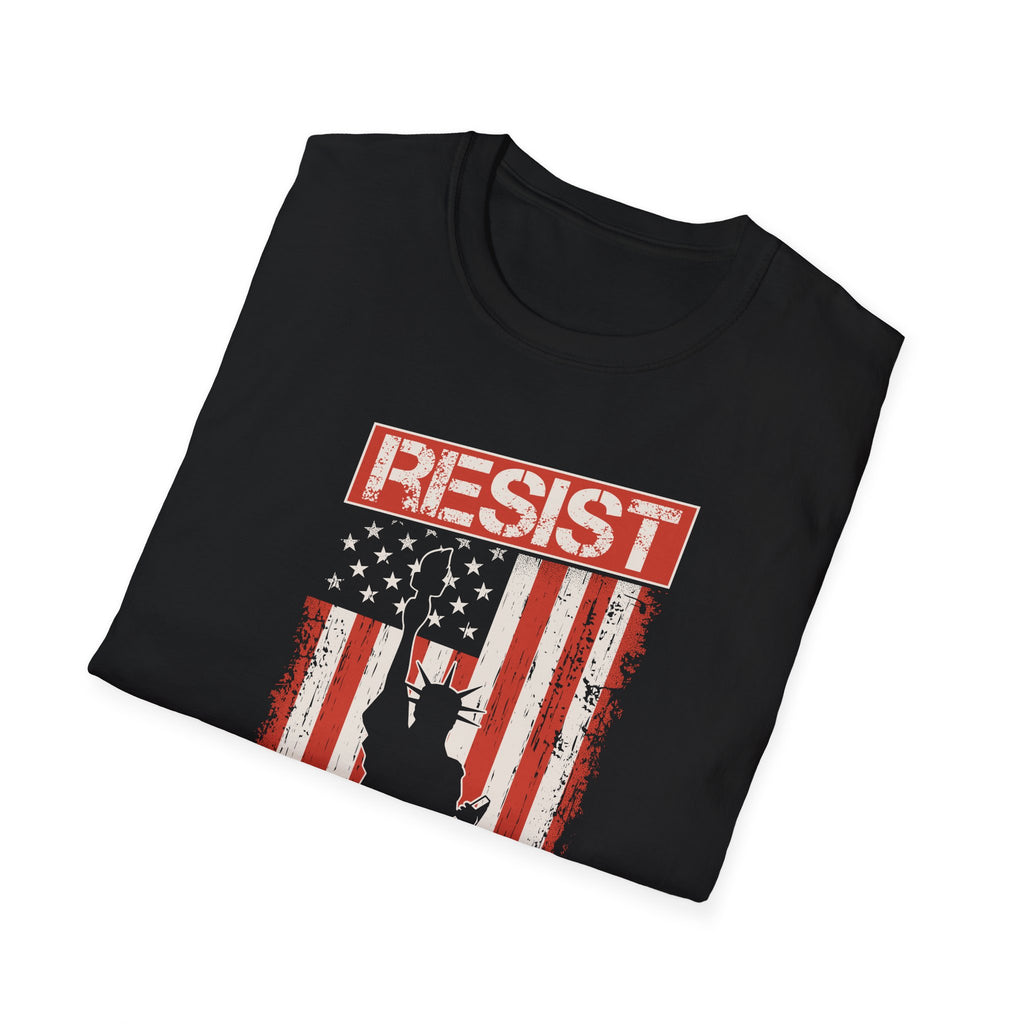Resist Anti Trump Unisex T-Shirt, Rights Activists No Kings Protest Tee, Save Democracy Shirt, Political Activism Apparel Save Democracy Equality Inclusion