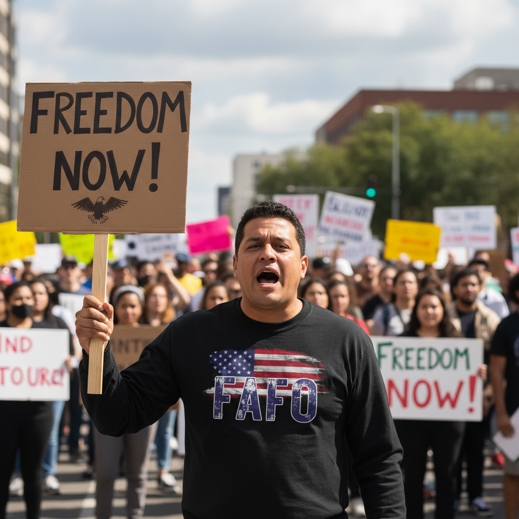 Political Activist Long Sleeve Tee - Anti Trump, Rights Activists, Save Democracy - Protest Shirt, Liberal Tee, Political Statement Top,