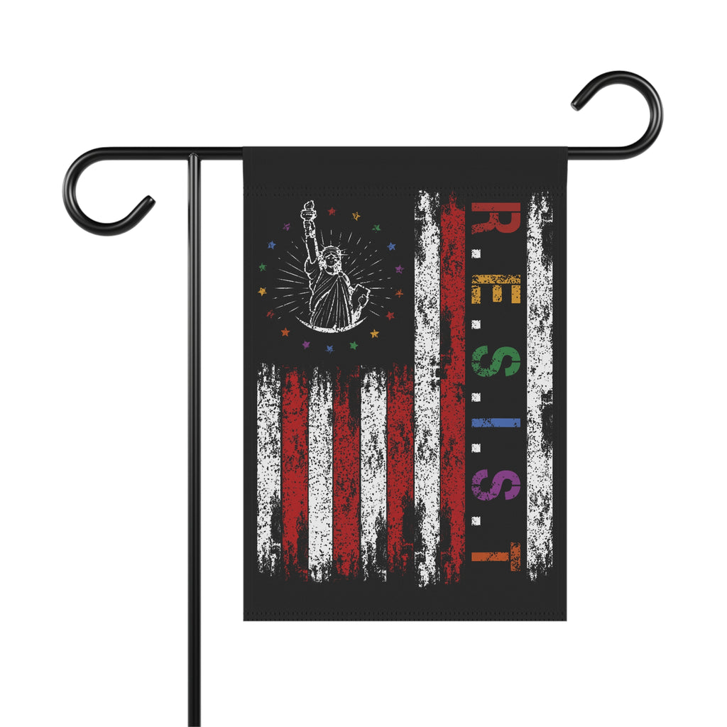 Banner, Anti Trump Resist Rights Activists Save Democracy, Protest Flag, Political Activist Sign, Resistance Movement, Liberal Protest