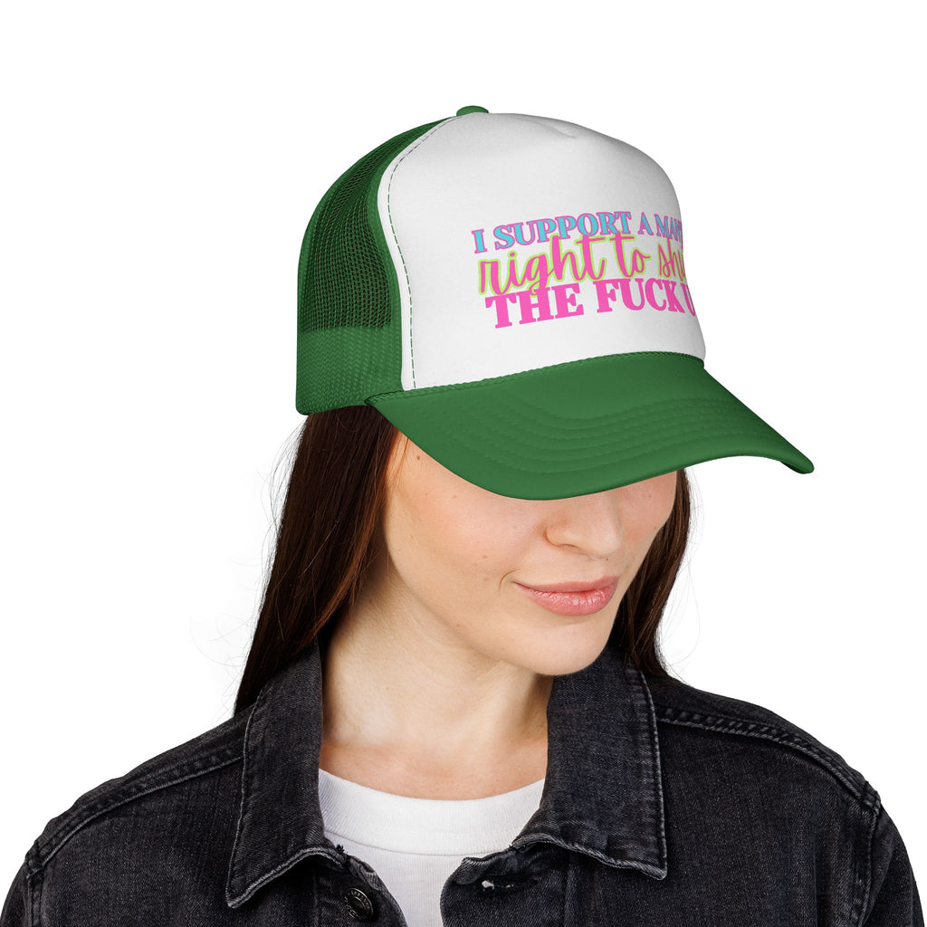 Trucker Cap for Anti Trump Political Rights Activists Women Sarcastic Hat, Protest Activism Resistance Gear, Equality Feminist Gift,