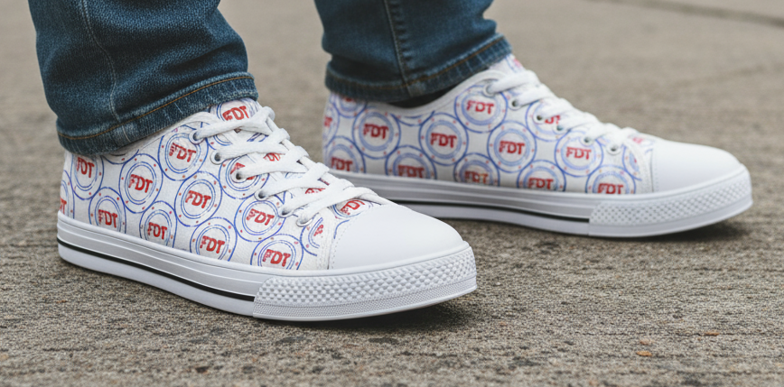 FDT Chucks Trendy Women's Low Top Sneakers, Casual Fashion Shoes, Liberal Fashion Protest Sneakers, Unique Streetwear, Comfort Meets Style