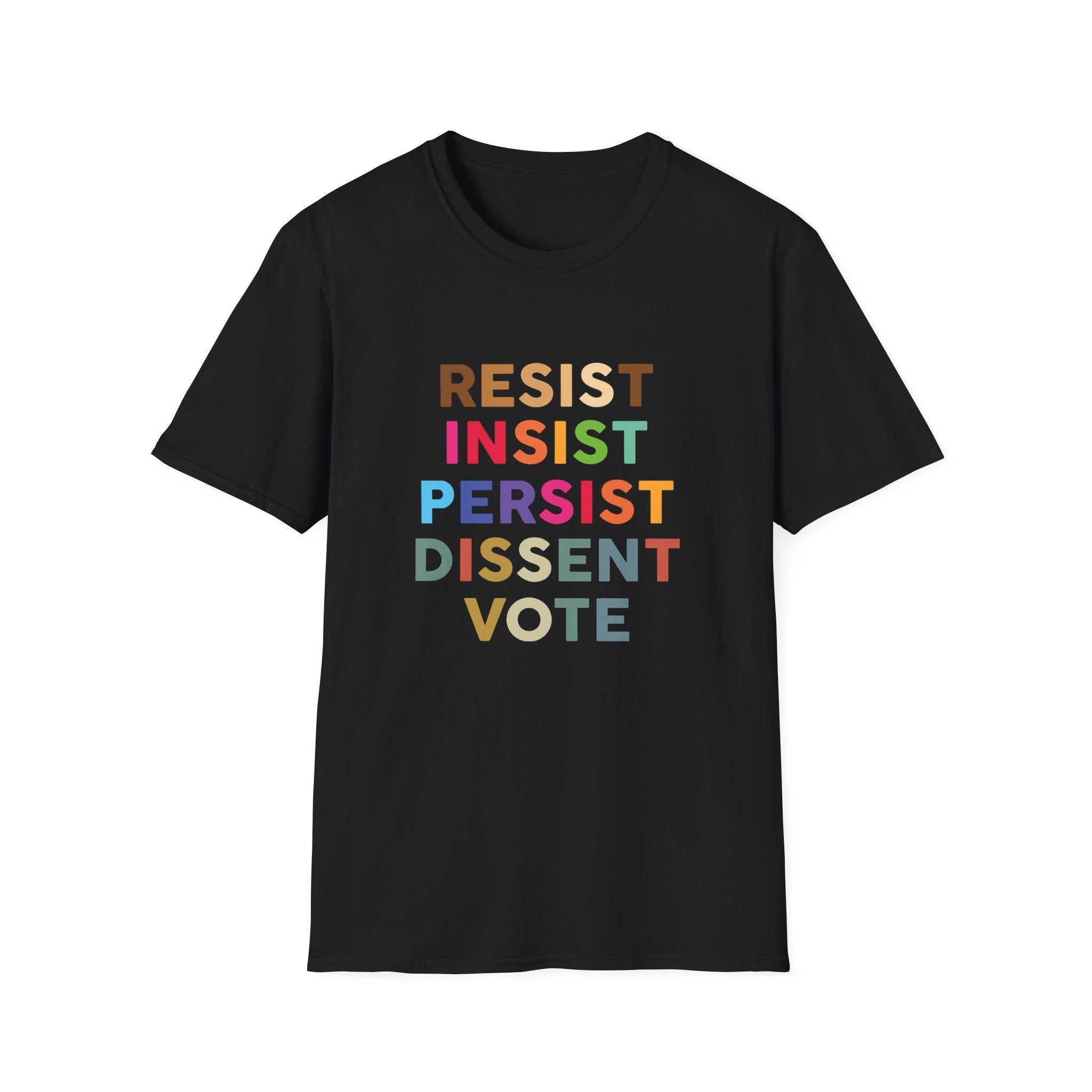Unisex Softstyle T-Shirt - Anti Trump Resist Rights Activists, Political Tee, Protest Shirt, Activist Apparel, Liberal Tshirt, Social