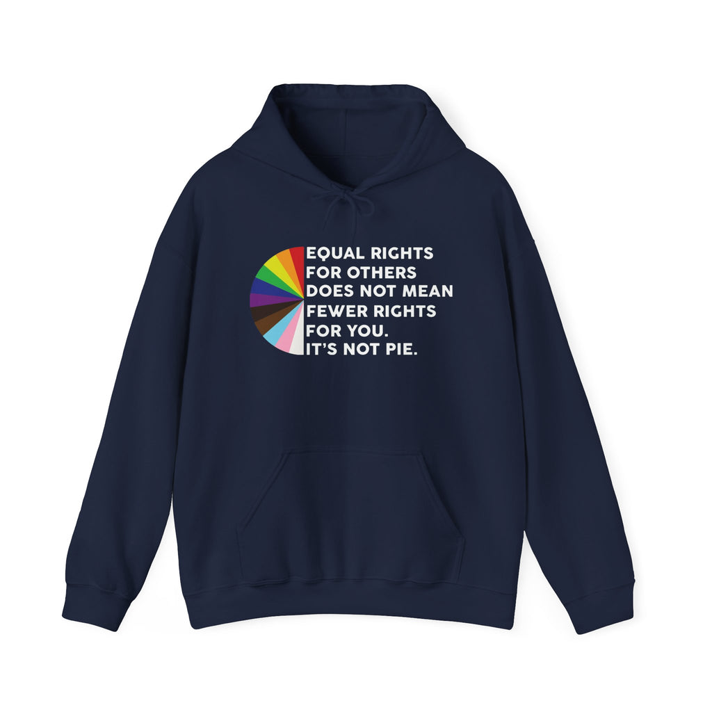 Rainbow Equality Unisex Hoodie - Equal Rights Protest Sweatshirt