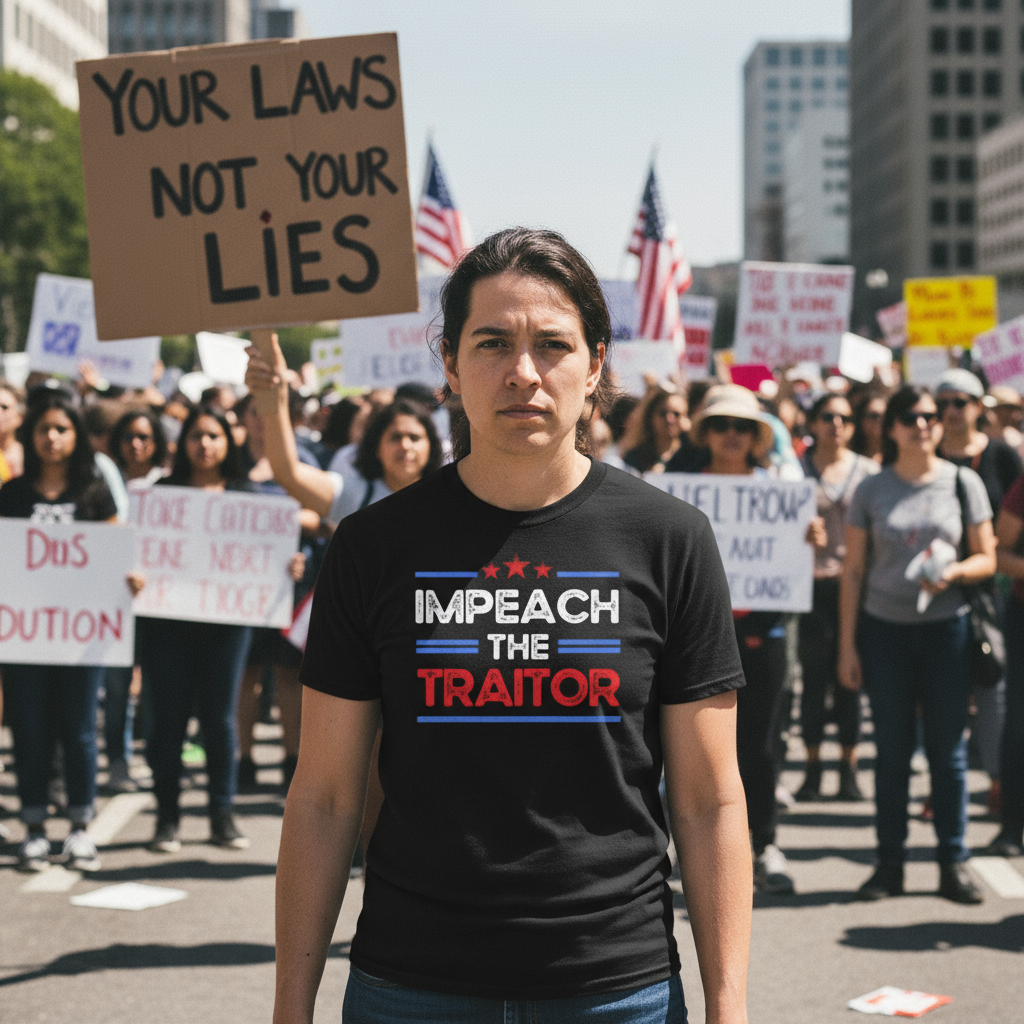 Impeach Trump FDT Political Resistance Unisex T-Shirt, Activist Tee, Anti Trump Protest Shirt, Social Justice Top, Political Rights Apparel