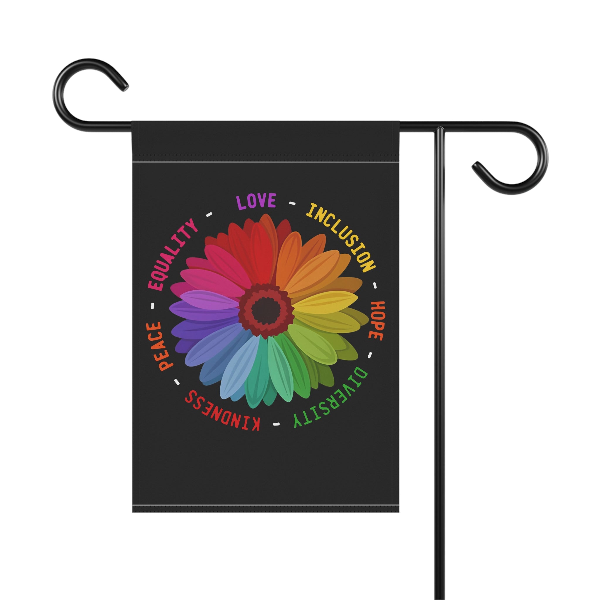 Flag, Equality Kindness Anti Trump Inclusion Banner - Garden House Wall Decor, Political Protest Sign, Social Justice Art, Feminist Activist