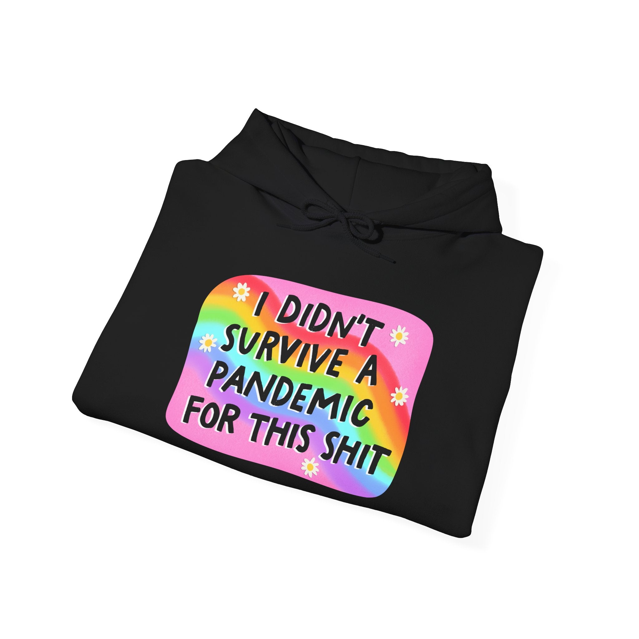 Hoodie - Political Humor Rainbow Design Anti Trump Dictator