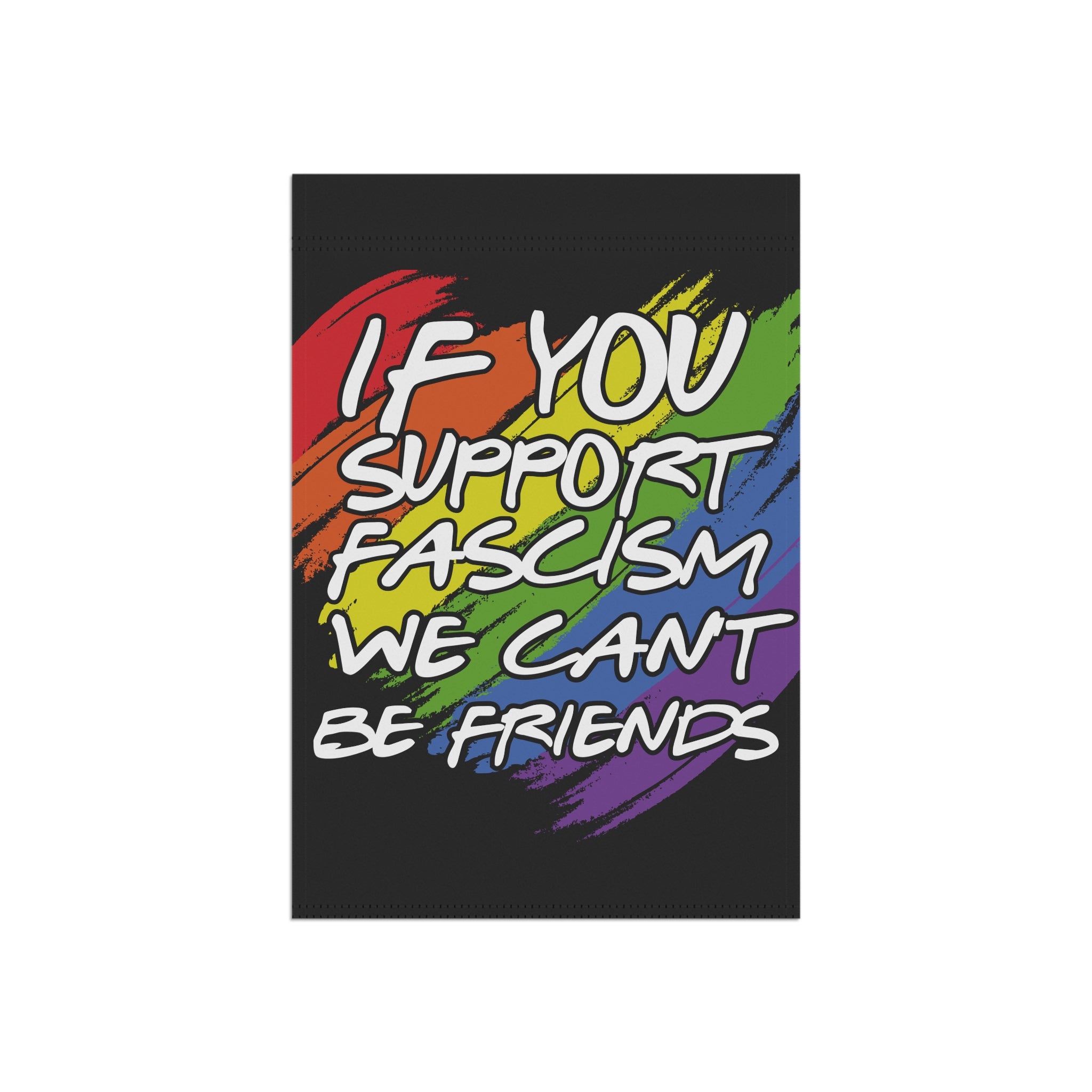 Flag, Anti Trump, Fight Fascism, Graffiti, Rainbow, Human Rights Activists, Banner, Wall Art, Home Decor, Protest Sign, Yard Decoration,