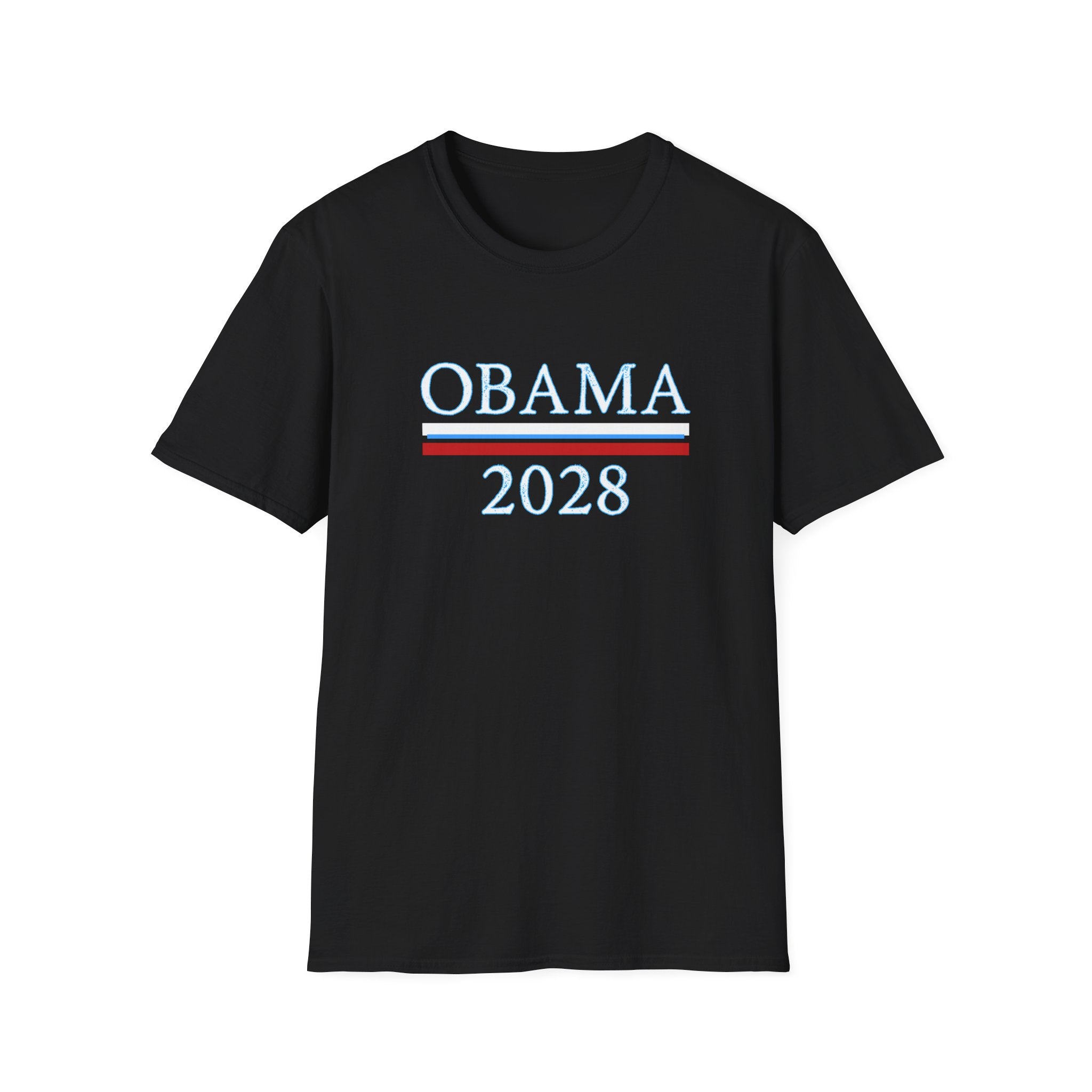 Obama 2028 FDT Political Activist Unisex Softstyle T-Shirt, Anti Trump Tee, Obama Campaign Shirt, Election 2028 Top, Protest Apparel