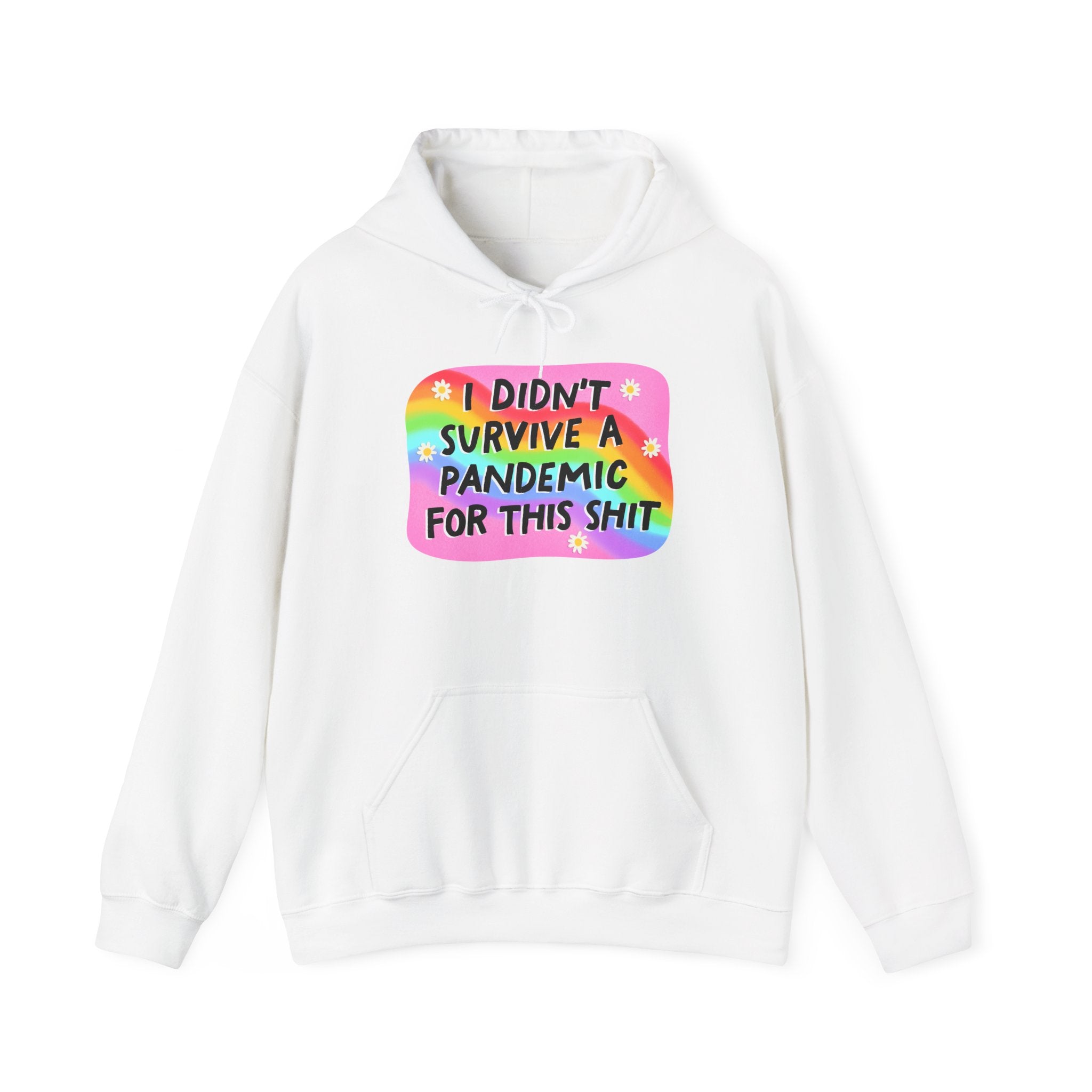 Hoodie - Political Humor Rainbow Design Anti Trump Dictator