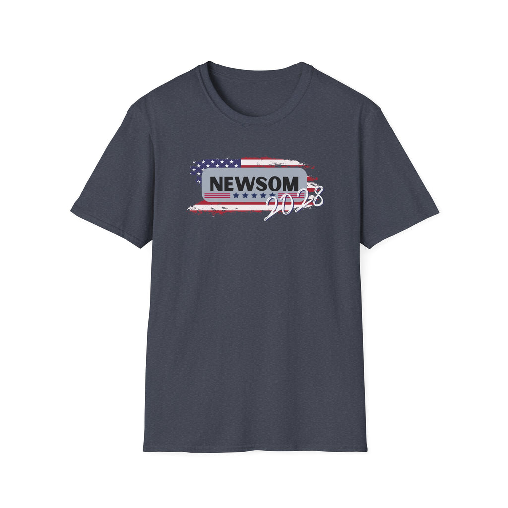 Political Activist Unisex T-Shirt, Gavin Newsom for President 2028, Anti Trump, Protest Tee, Political Clothing No Kings Protest, Save Democracy