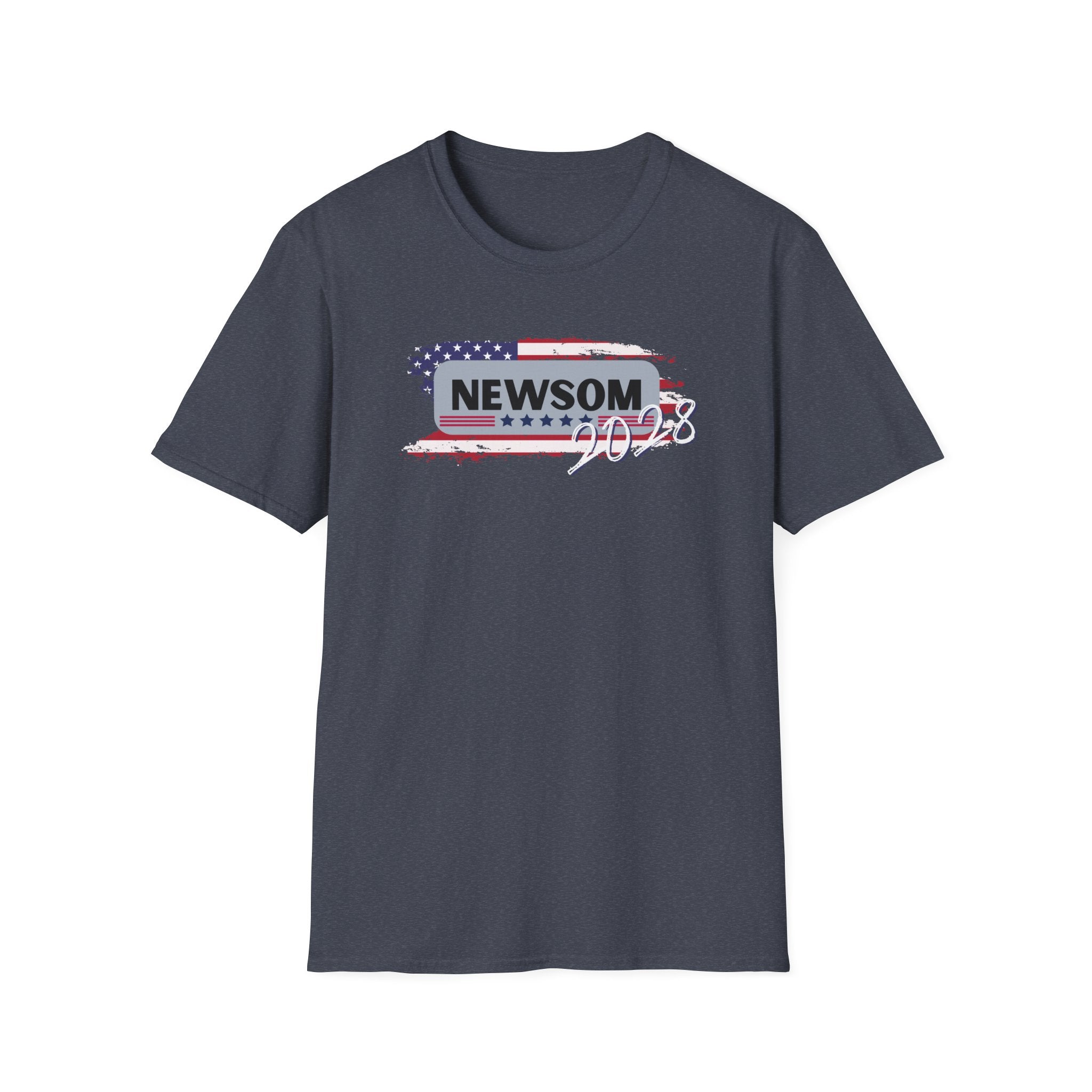 Political Activist Unisex T-Shirt, Gavin Newsom for President 2028, Anti Trump, Protest Tee, Political Clothing No Kings Protest, Save Democracy