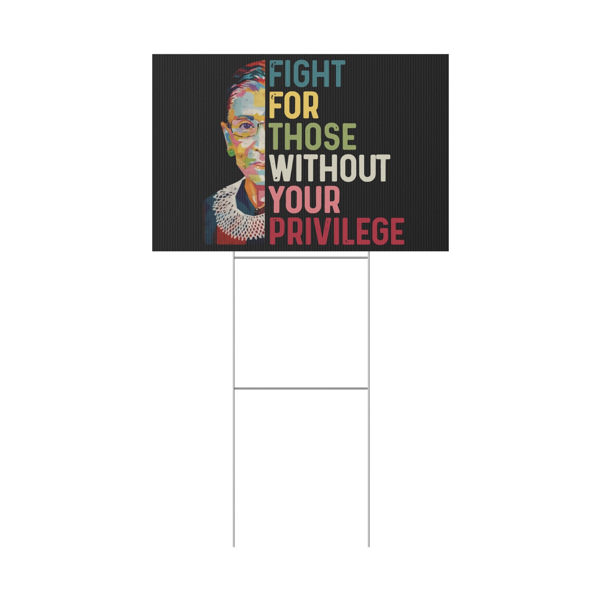 Protest Plastic Yard Sign, Stand Up for Others, Human Rights Activist, Equality Not Division, Protestor Yard Sign, Activist Protest Sign,