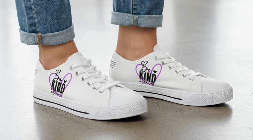 Motivational Sneakers, Women's Inspirational Low Top Shoes, Trendy Design Footwear, Athleisure Quotes, Fitness Motivation, Sporty Wear