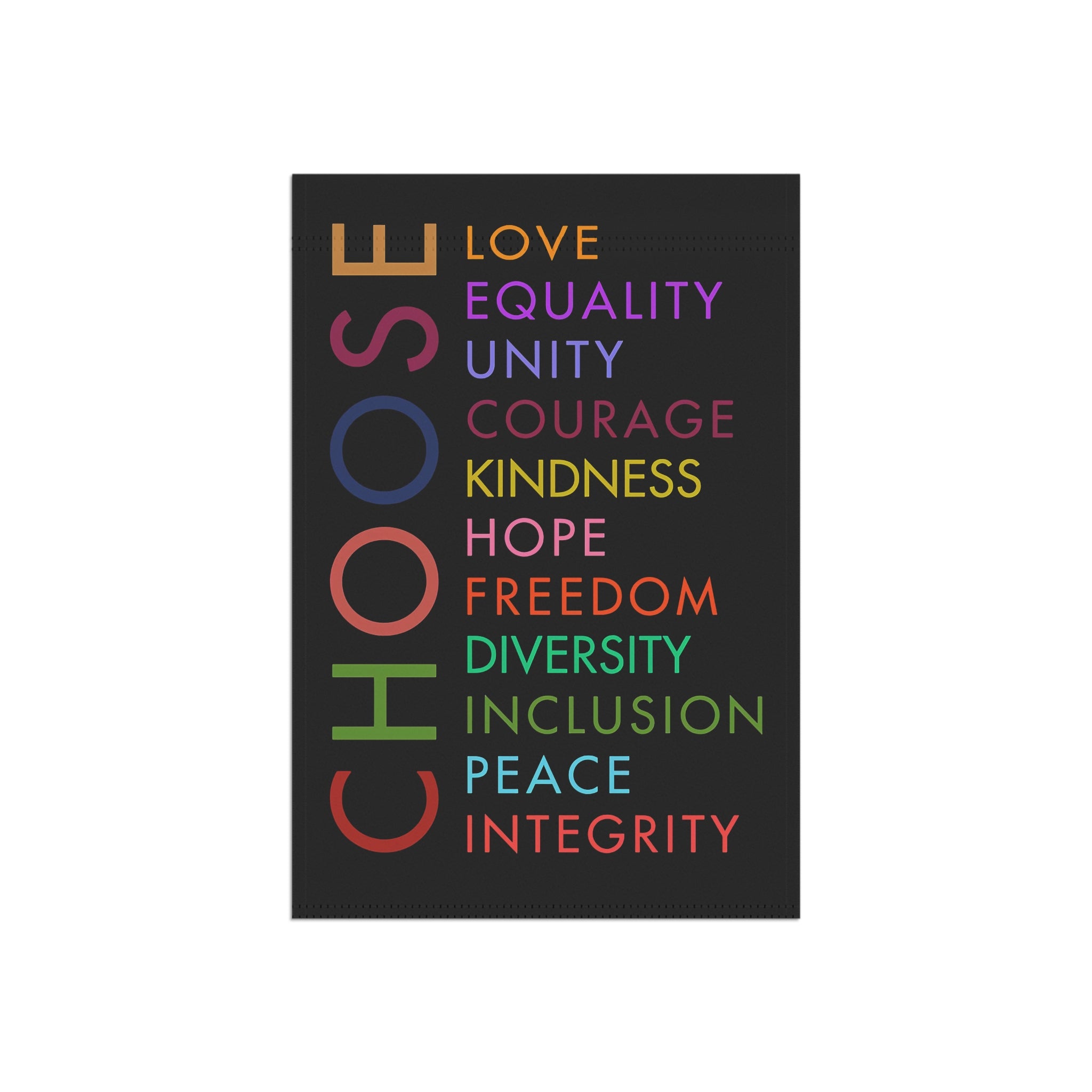 Garden Banner, Kindness and Equality Rights Activists Flag, Outdoor Decor, Protest Sign, Human Rights Banner, Activism Garden Flag